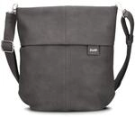 zwei Mademoiselle M90 - Umh&auml;ngetasche 28 cm (nubuk-stone)