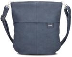 zwei Mademoiselle M90 - Umh&auml;ngetasche 28 cm (nubuk-blue)