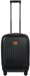 Brics Taormina - 4-Rollen-Kabinentrolley mit Vortasche 55 cm erw. USB (schwarz)
