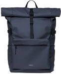 Sandqvist Stream Rolltop - Rucksack 16" 67 cm (navy)