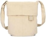 zwei Mademoiselle M45 - Schultertasche 22 cm (cord-creme)