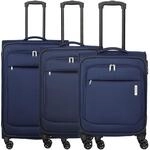 Travelite Priego - 4-Rollen-Trolley Set 3tlg. (navy)