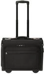 D&N Business - 2-Rollen Businesstrolley 46 cm Polyester (schwarz)