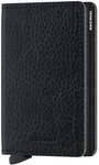 Secrid Vegetable Tanned Slimwallet - Geldb&ouml;rse RFID 6.8 cm (black black)