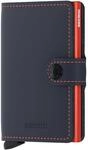 Secrid Matte Miniwallet - Geldb&ouml;rse RFID 6.5 cm (night blue-orange)