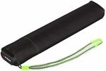 Knirps US.050 Ultra Light Slim Manual - Taschenschirm Regenschirm (neon black)