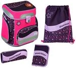 Scooli EasyFit Glow DIN - Schulranzen Set 5tlg. (Heartbeat)