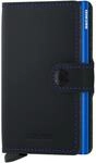 Secrid Matte Miniwallet - Geldb&ouml;rse RFID 6.5 cm (black-blue)