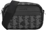 Lacoste The Blend Reporter - Umh&auml;ngetasche S 19 cm (monogram black gray)
