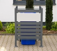 Westmann WMJGBF03-4S-120-1, Westmann Metall M&uuml;lltonnenverkleidung Planum | 1x240 L 
