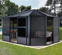 Sojag SJ15510, Sojag Charleston 1215 | Metall Pavillon mit Seitenteilen | 4x5 m