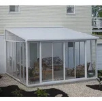 Palram - Canopia Aluminium Kaltwintergarten Sanremo | Wei&szlig; | 382x425x310 cm - Wei&szlig;