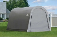 ShelterLogic SL70458, ShelterLogic Folien Zeltgarage Ger&auml;tehaus | Grau | 300x300x240