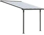 Palram - Canopia Terrassen&uuml;berdachung Olympia | Anthrazit | 295x307x305 cm | Basic -