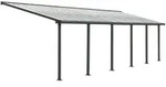 Palram - Canopia Aluminium Terrassen&uuml;berdachung Olympia | Anthrazit | 295x924x305 cm