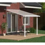 Palram - Canopia Aluminium Terrassen&uuml;berdachung Olympia | Wei&szlig; | 295x307x305 cm -
