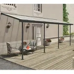 Palram - Canopia Aluminium Terrassen&uuml;berdachung Sierra | Anthrazit | 228x671x300 cm