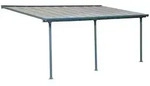 Palram - Canopia Aluminium Terrassen&uuml;berdachung Feria | Anthrazit | 295x610x305 cm -