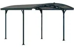 Palram - Canopia Aluminium Carport Atlas 5000 | Anthrazit | 495x288x239 cm -
