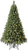 Evergreen Künstlicher Weihnachtsbaum Oxford Kiefer | Inkl. LEDs | Grün | 180...