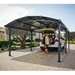 Palram - Canopia Aluminium Carport Arcadia 6400 | Anthrazit | 644x359x242 cm -