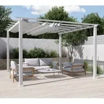 Paragon Outdoor Aluminium Pergola Florida 1111 | Wei&szlig; | 350x350x235 cm - Wei&szlig;