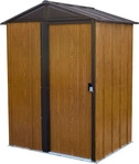 Spacemaker SMWL54, Spacemaker Metall Ger&auml;tehaus Woodlake 54 | Braun | 122x151x198 cm