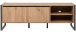 TV - Lowboard 160 cm Artisan Eiche - anthrazit - DENVER