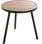 Beistelltisch Eiche rund 52 x 50 cm - GENUA