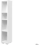 B&uuml;cherregal Standregal wei&szlig; 25 x 131 cm - IMAGE