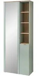 Garderobenschrank gr&uuml;n - Artisan Eiche 202 cm - BARI