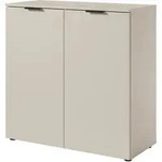 Kommode Beige-Kaschmir 90 x 40 cm - 2-t&uuml;rig - LINZ