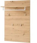 Wandgarderobe Paneel Artisan Eiche 78 x 117 cm - BARI