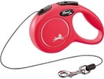 flexi New Classic XS Seil-Leine 3m - rot