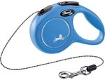 flexi New Classic XS Seil-Leine 3m - blau