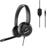 SPEEDLINK METIS Stereo Headset, 3,5mm Klinke mit Y-Adapter schwarz