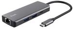 Trust Dalyx 6-in-1 USB-C Multi-Port-Adapter