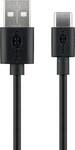 Goobay USB-C&trade; Lade- und Synchronisationskabel 3m schwarz