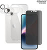 PanzerGlass iPhone 14 6,1" , Bundle Privacy Glass+Case transparent, Antibakteriell,