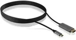 ICY BOX USB Type-C zu HDMI Kabel - 3840x2160 60Hz Unterst&uuml;tzt HDCP 2.2