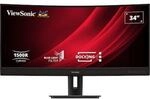 ViewSonic VG3456C Office Monitor 34" UWQHD, VA, 100 Hz, 5ms