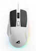 Sharkoon SGM35 Gaming Maus Weiß - kabelgebundene Gaming-Maus mit max. 6400dpi und