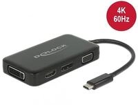 Delock Adapter USB Type-C Stecker > VGA/HDMI/DVI/DisplayPort