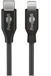 Goobay Lightning - USB-C Kabel, 2,0 m, schwarz