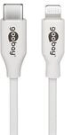 Goobay Lightning - USB-C Kabel, 1,0 m, wei&szlig;
