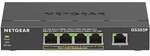 NETGEAR GS305P Unmanaged Switch 5x 1G Ethernet (4x PoE/PoE+, max. 63W)