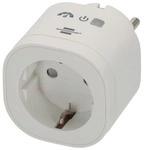 brennenstuhl&reg;Connect WiFi Steckdose mit Energiemessung wei&szlig; IP2