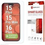 DISPLEX Smart Glasschutzfolie iPhone 15 Plus/15 Pro Max/16 Plus