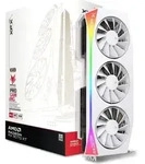 XFX Radeon RX 9070XT MERCURY Gaming RGB 16GB OC White - 16GB GDDR6, 1x HDMI, 3x DP