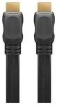 Goobay High-Speed-HDMI&trade;-Flachkabel mit Ethernet (4K@60Hz), 2m